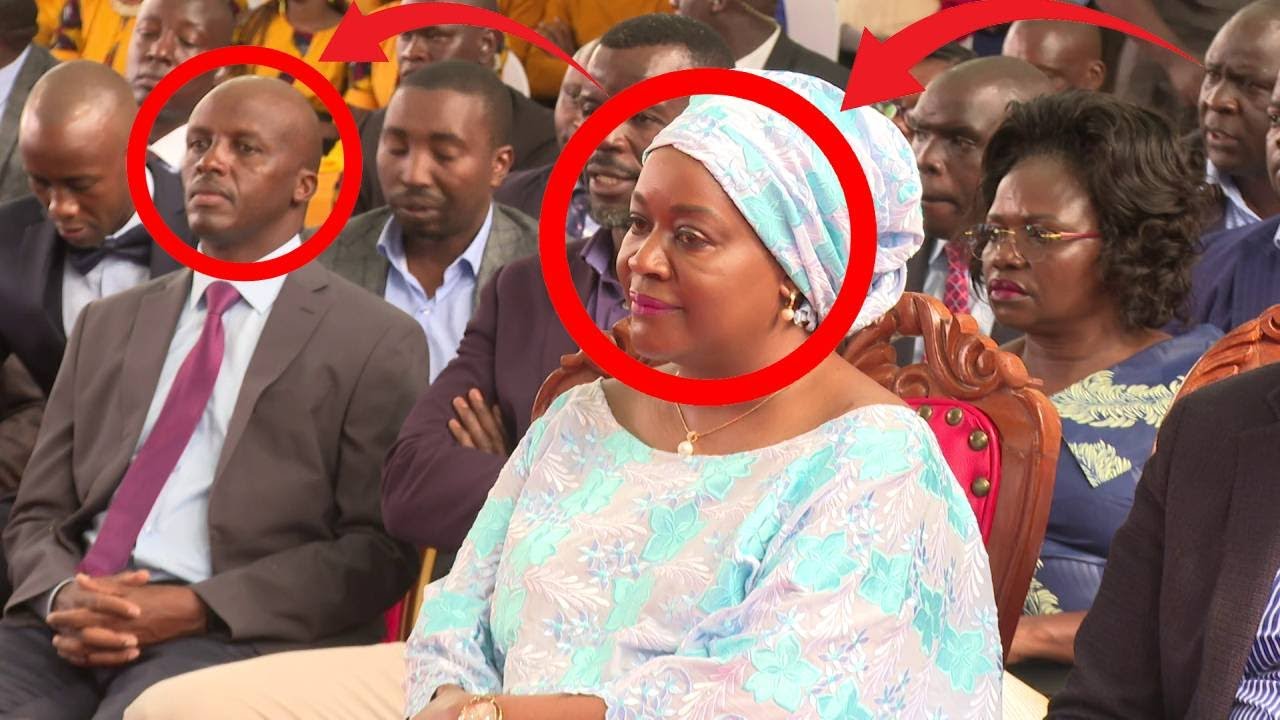 WATCH MUDAVADI WIFE TESSY MUSALIA AND RUTO BODGUARD LIGHT MOMENTS DURING CHURCH SERVICE AT DONHOLM
