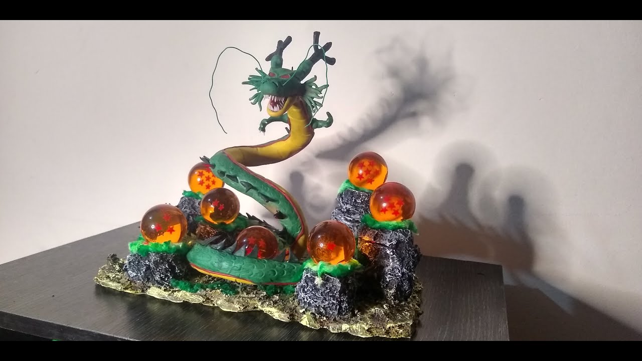 COMO HACER A SHENLONG DIORAMA DE LAS ESFERAS DEL DRAGON