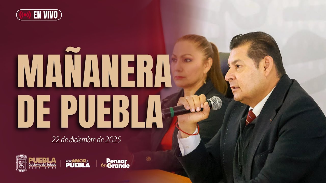 Mañanera de Puebla, 23 de diciembre del 2025.