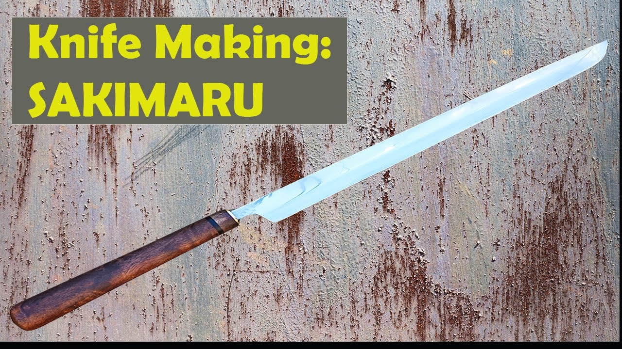 Knife Making - manufacture of a Japanese kitchen knife 