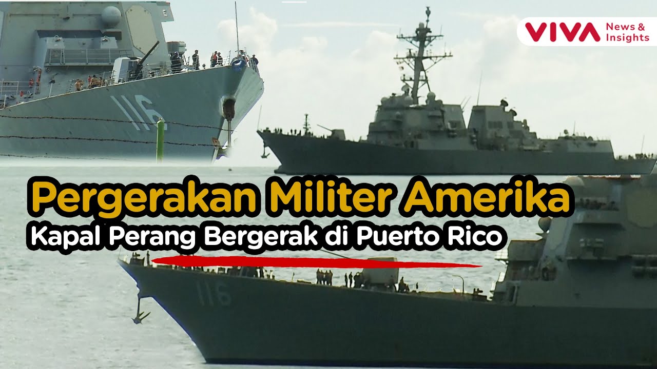 Ketegangan Meningkat, Militer AS Kerahkan Pesawat dan Kapal Perang di Puerto Rico