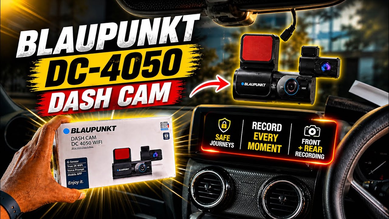 Blaupunkt DC-4050 DashCam Installation On Mahiendra Thar | Best DashCam For Cars