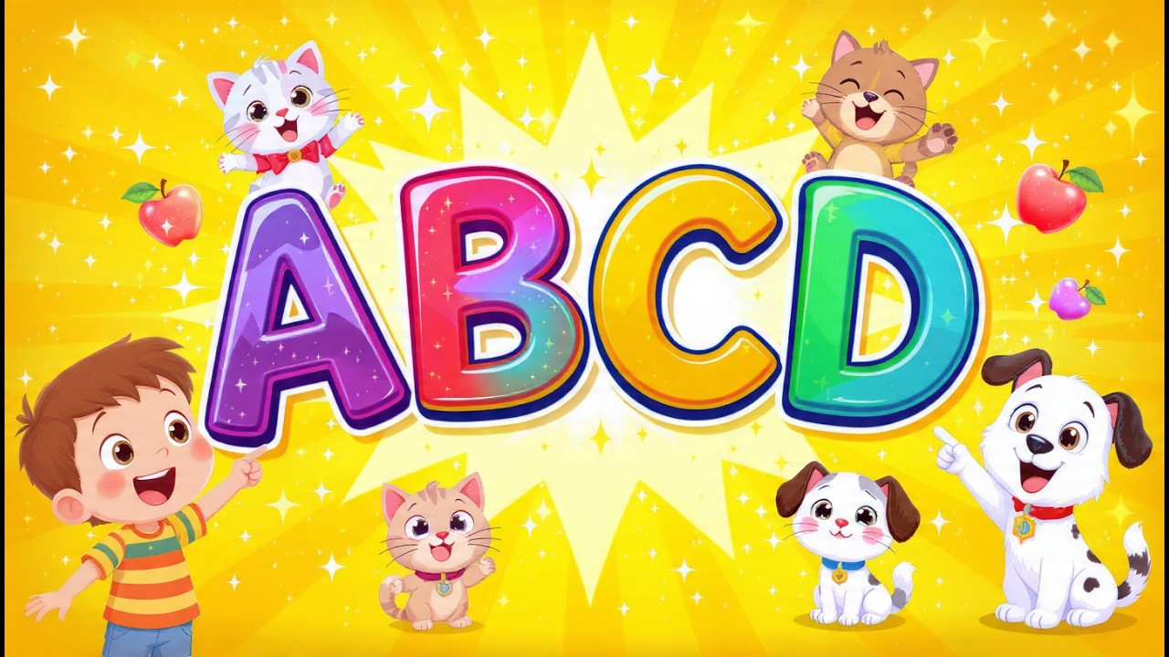 ABC Song with Animals | Toddler Learning Video