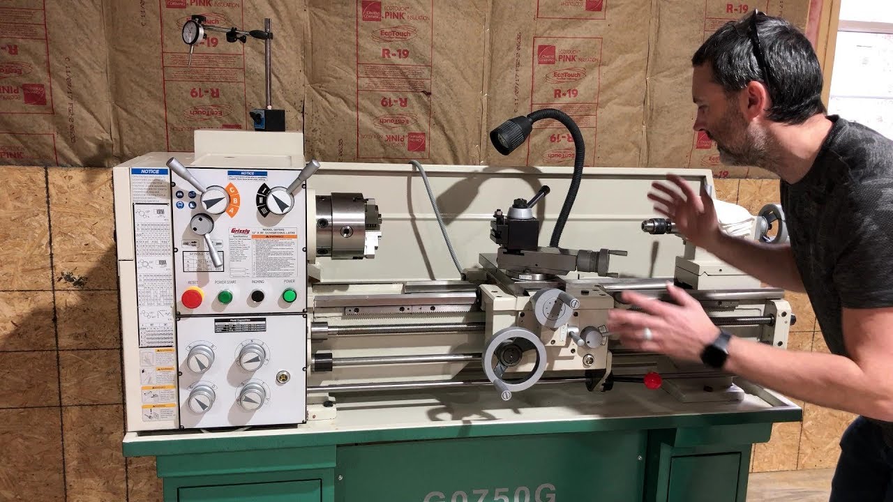 Overview Grizzly G0750G Metal Lathe
