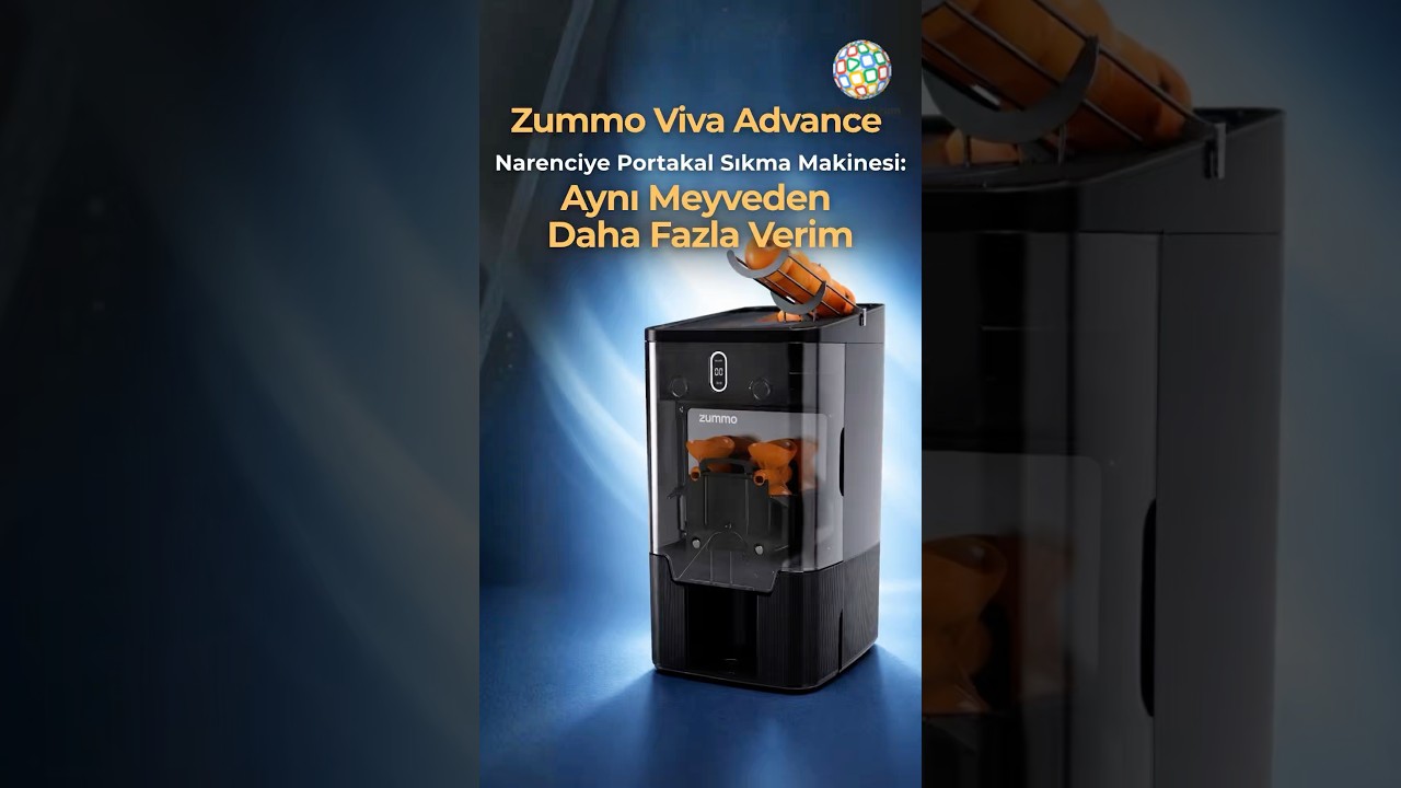 #reklam Zummo Viva Advance Narenciye Portakal Sıkma Makinesi:Aynı meyveden daha fazla verim #shorts