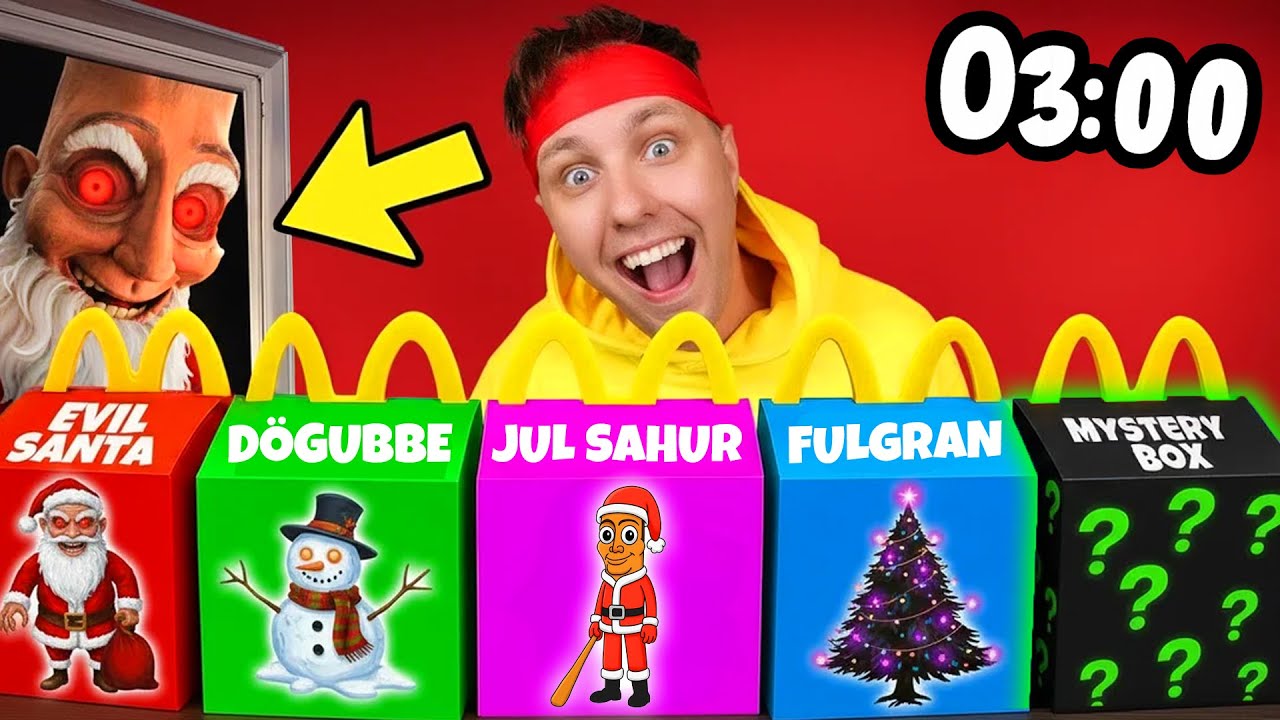 ÖPPNA ALDRIG CURSED JUL HAPPY MEALS KL 03 PÅ NATTEN