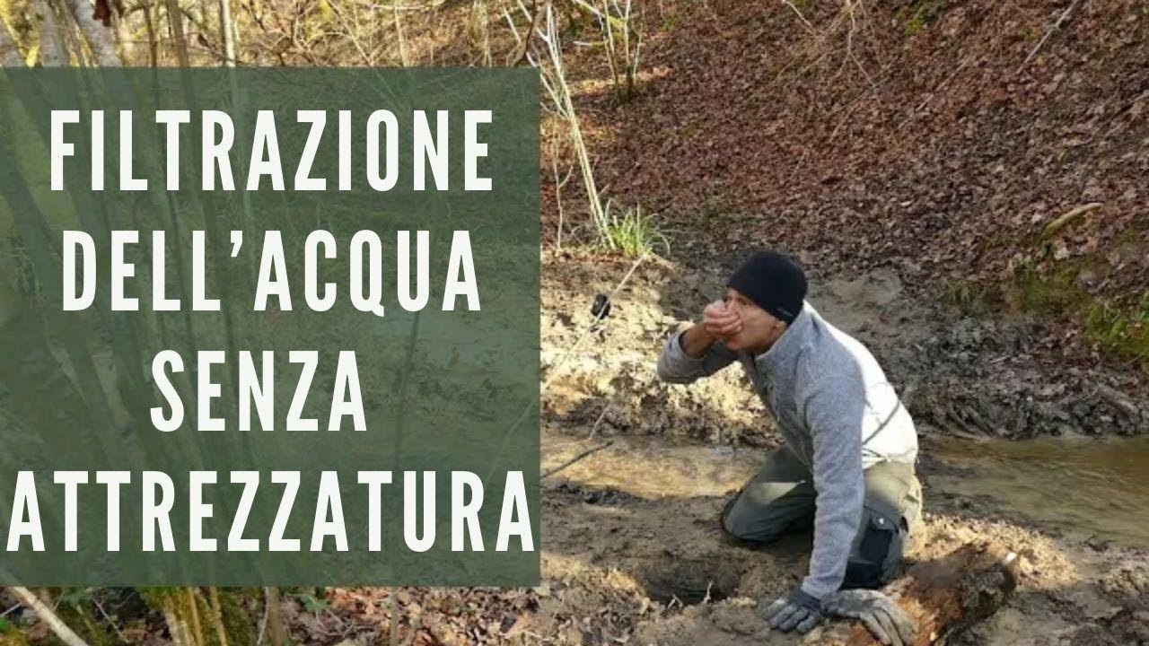 Il trucco delle forze speciali per purificare l’acqua senza attrezzatura