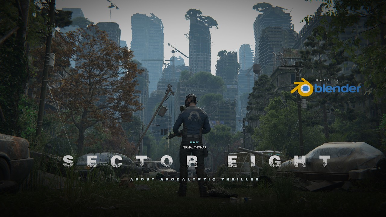 SECTOR EIGHT | A Post Apocalyptic Thriller. Made In Blender 4.5/5.0. WITH BREAKDOWN