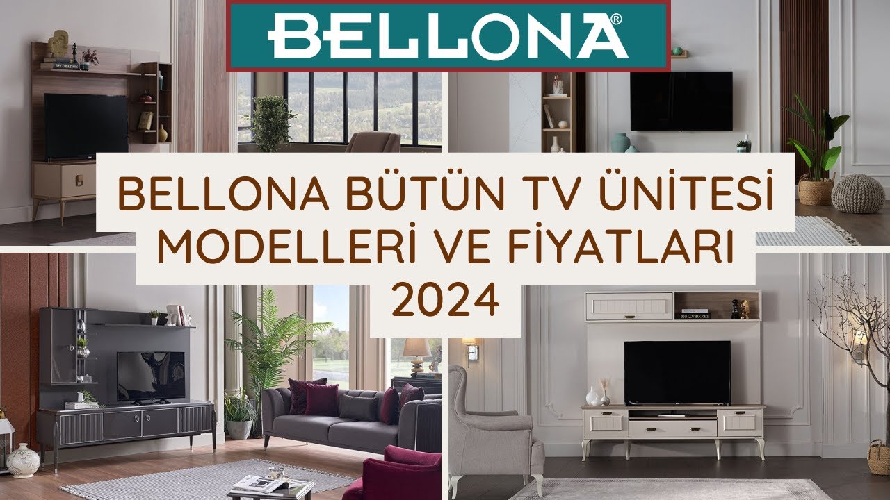 Bellona Televizyon Ünitesi Modelleri ve Fiyatları 2024 | Güncel TV Ünitesi Modelleri