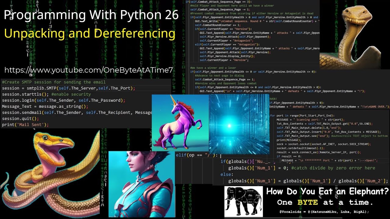Programming With Python 26: Unpacking and the * Operator