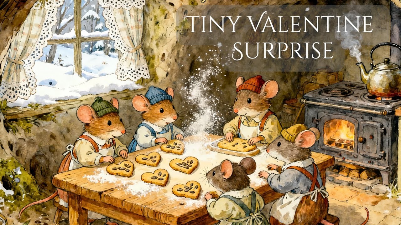 Shy Hearts & Winter Love Letters 💌 | Whimsical Cottagecore Music | Cute Storybook Ambience