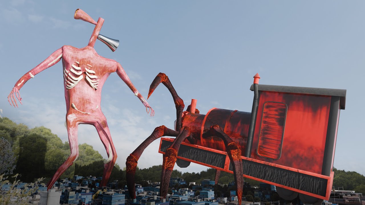 Siren head and Cho Cho charles in real life