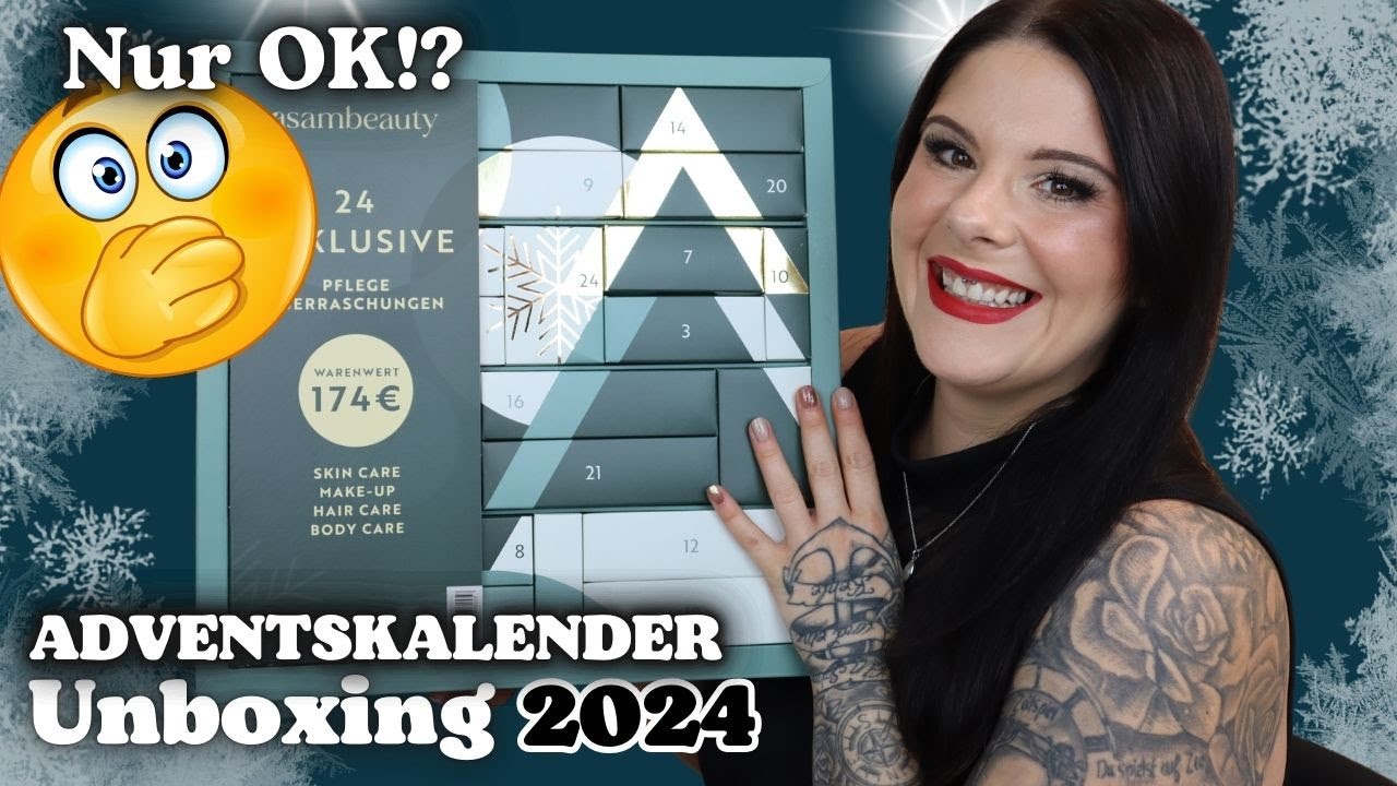 Nur OK!? 🤓 Asam Beauty Adventskalender 2024 Unboxing & Verlosung