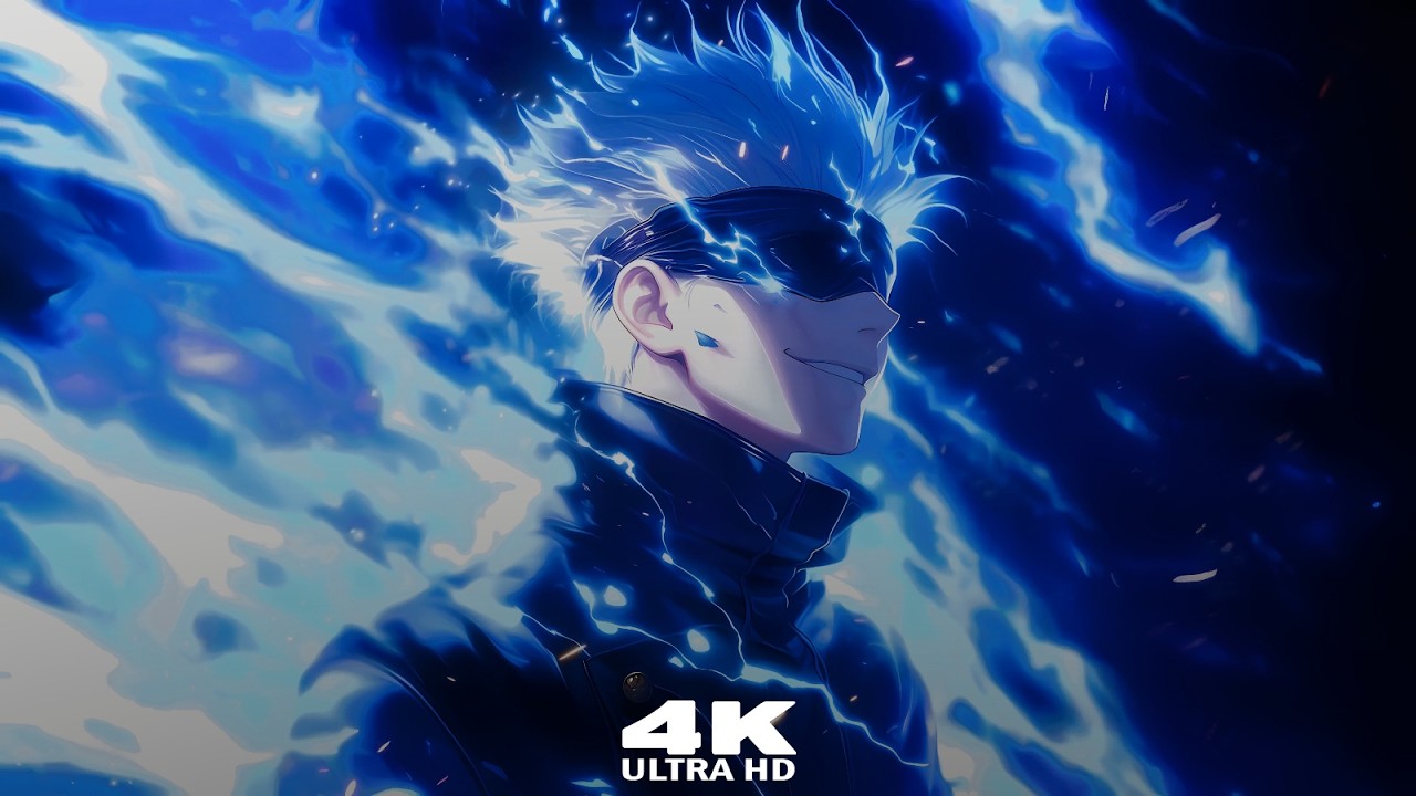 2 Hours loop - 4k HD - Gojo Saturo - JJK - Live Wallpaper & Screensaver #anime #livewallpaper