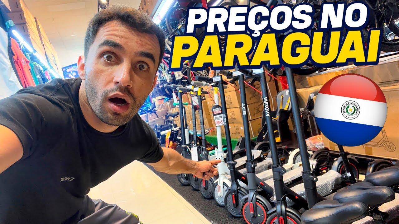 PREÇOS DE PATINETE ELÉTRICO E BIKE NO PARAGUAI 🇵🇾