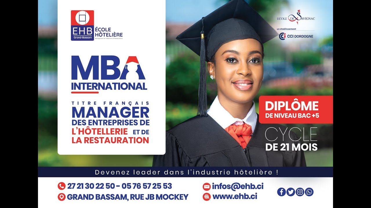 Pourquoi choisir l'Ecole Hôtelière de Grand Bassam ?