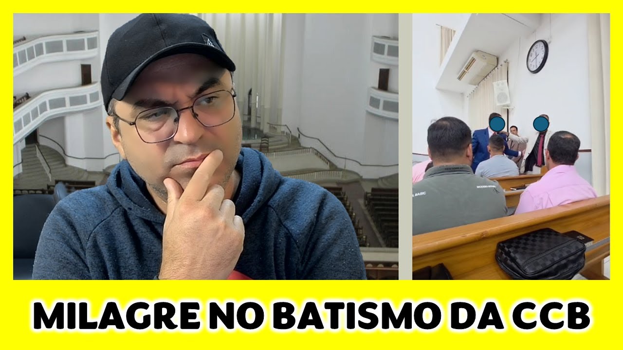 UM MILAGRE NO BATISMO DA CCB
