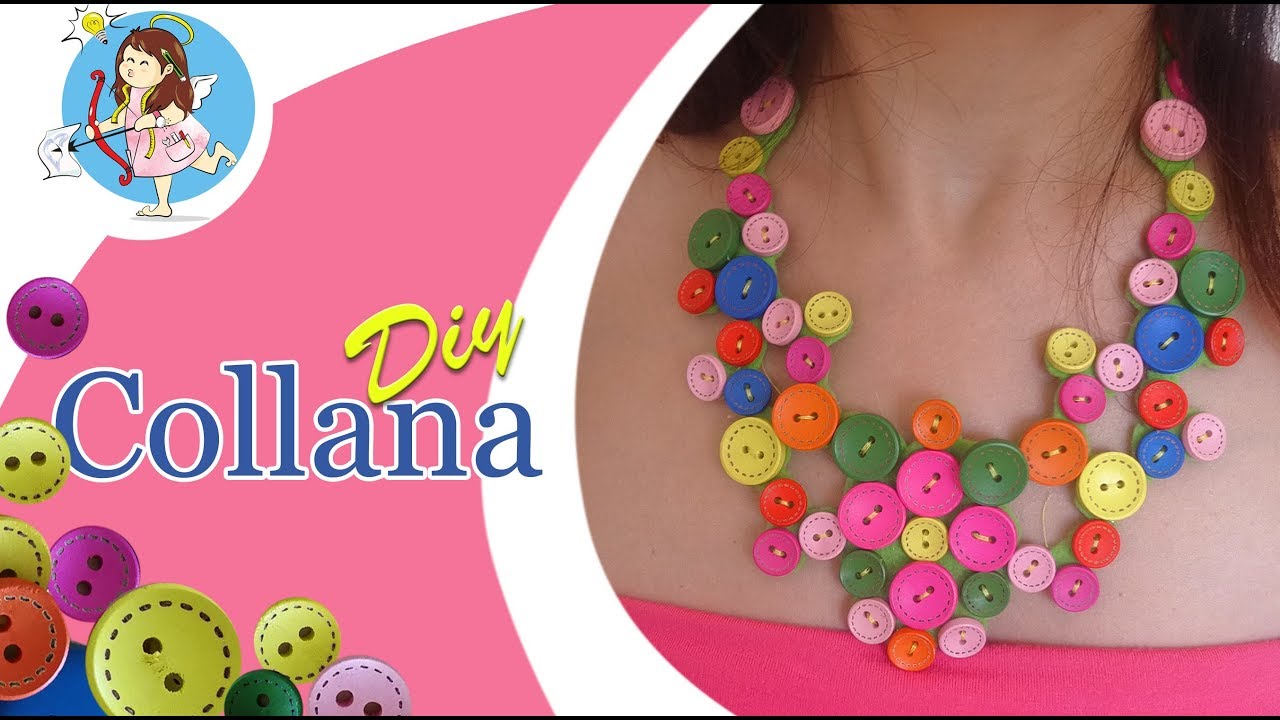 Collana Estiva con bottoni colorati