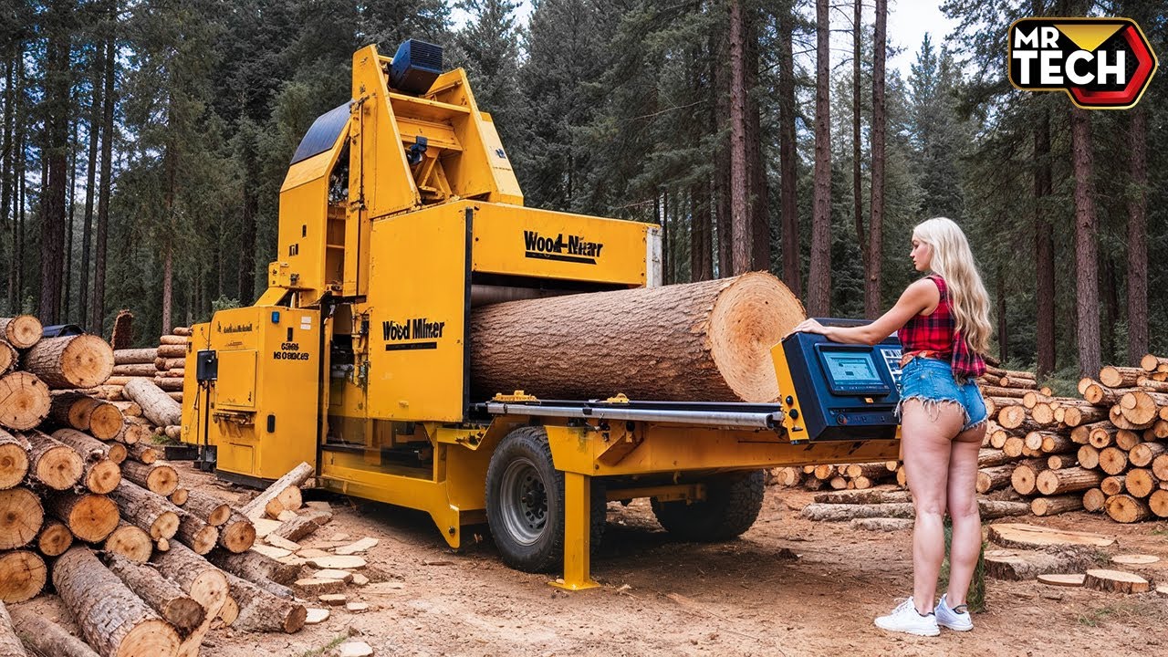 30 Mind-Blowing Firewood Processing Machines in Action! | Homemade Modern Chainsaw Machines #40