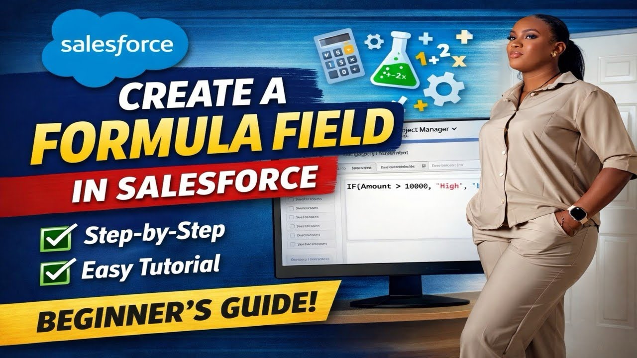 How to Create a Formula Field in Salesforce (Step-by-Step Tutorial for Beginners)