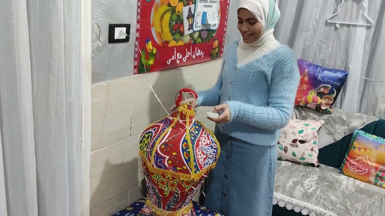 رمضان كريم 🌙 علقنا زينة رمضان 🎉