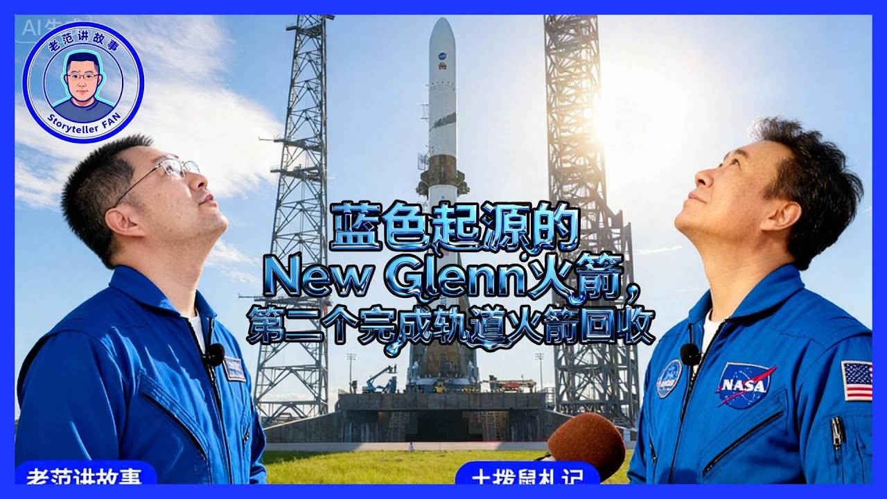贝索斯烧钱10年终结SpaceX独角戏！新格伦火箭回收看似追平，但3大关键数据显示真实差距可能还在扩大｜Blue Origin、New Glenn、NASA、Mars、rocket launch