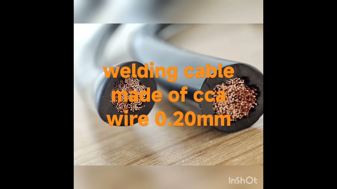 welding cable made of cca wire 0.20mm