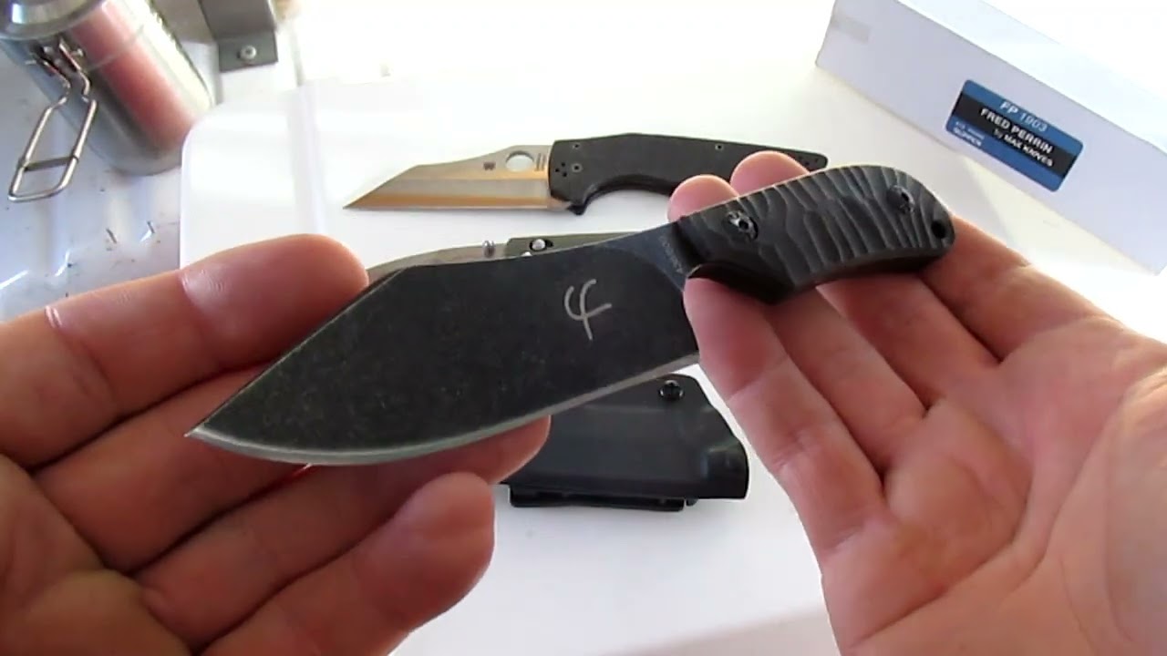 Тактический боевой нож самообороны FRED PERRIN FP1903 LE BABY BOWIE с фиксированным клинком