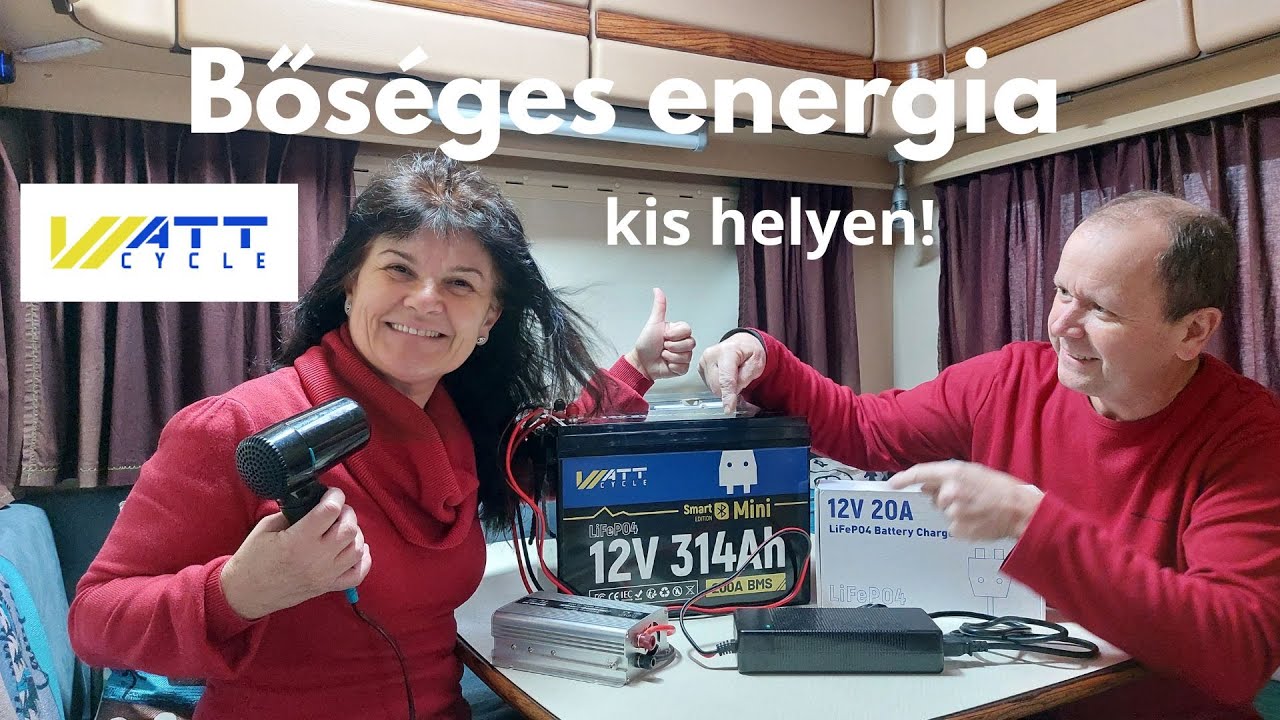 Megnőtt a feszültség!!! 314Ah WattCycle akkumulátor egy jó választás lakóautósoknak is.