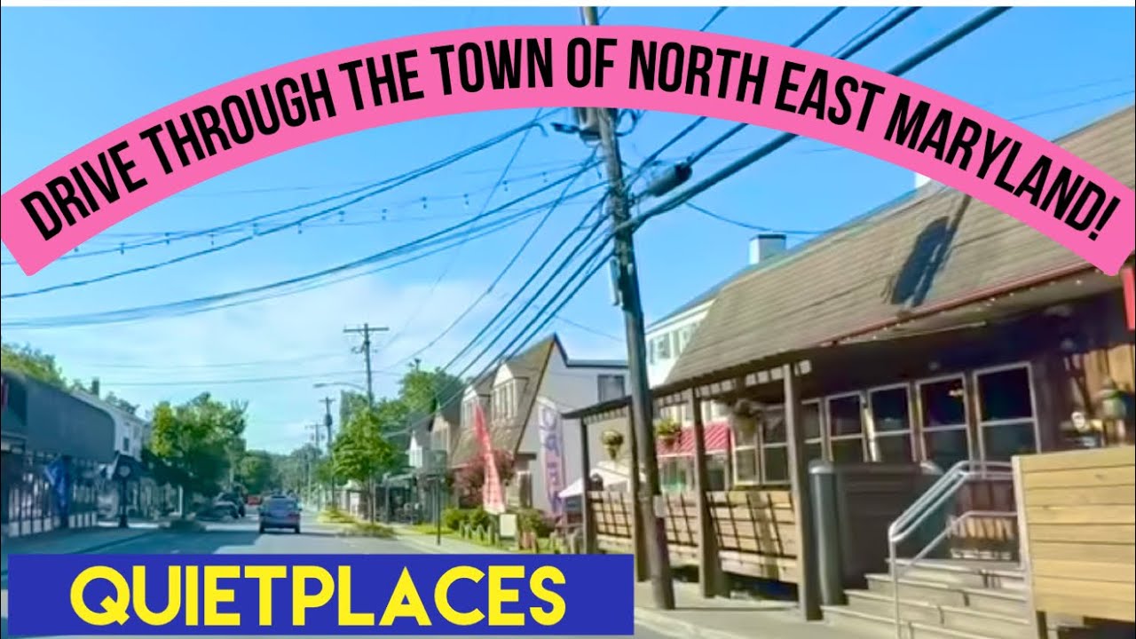 North East Maryland Town Drive! Summer! No Music!