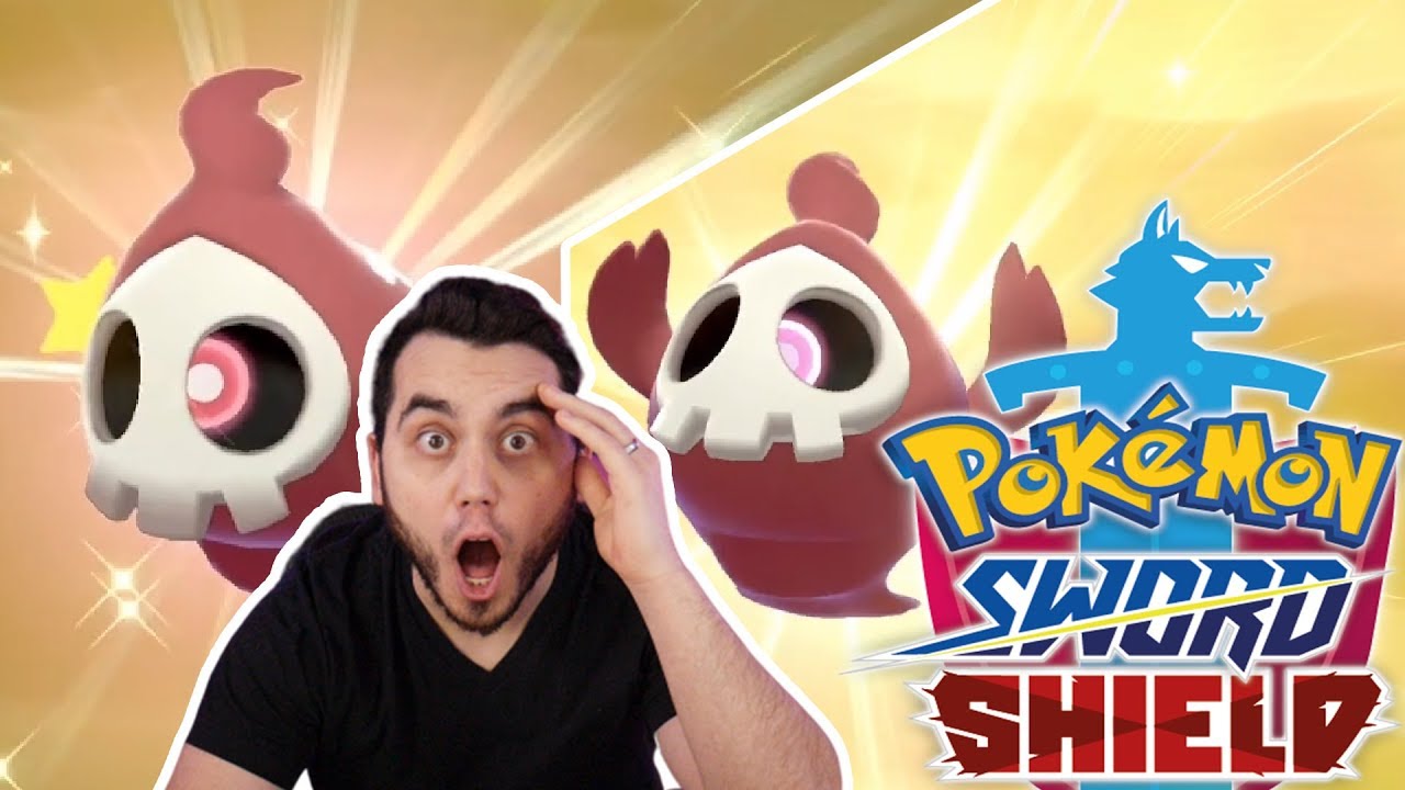 DOUBLE SHINY DUSKULL! My LUCK is BACK! Pokemon Sword and Shield Shiny Reaction!