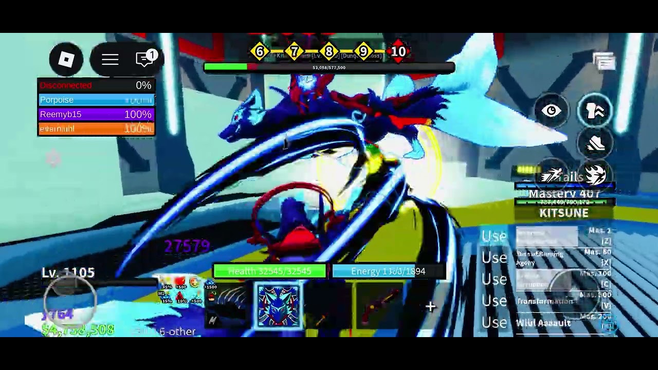 Blox fruits dungeons