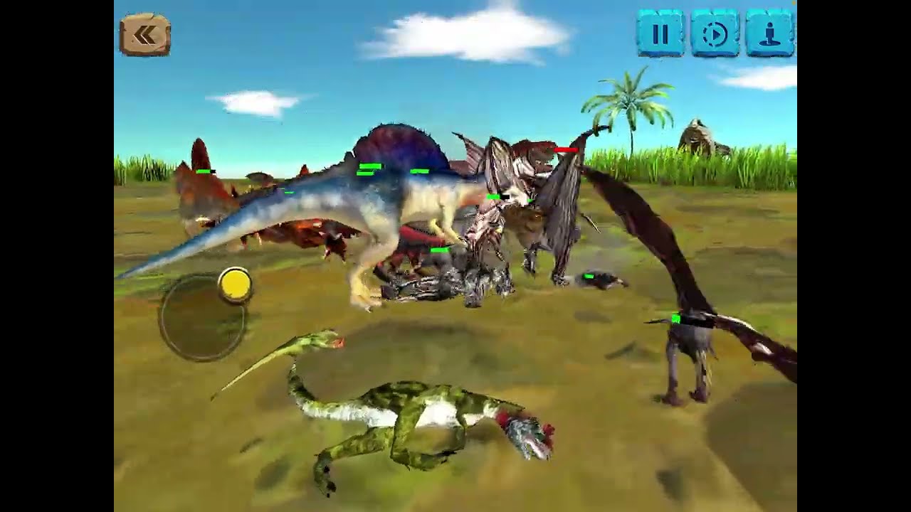 the arbs dinosaurs vs powerful units with funny voices. 