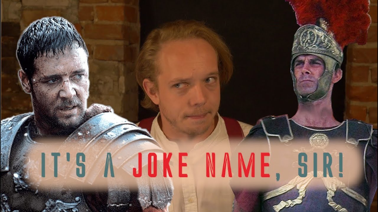 IT'S A JOKE NAME, SIR! I Warum der Name von Russel Crowe in Gladiator nicht funktioniert