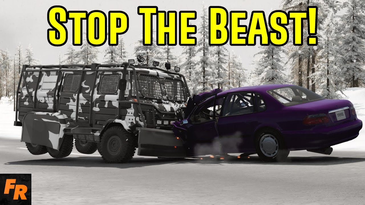 Stop The Beast - An Armored Juggernaut - BeamNG Drive