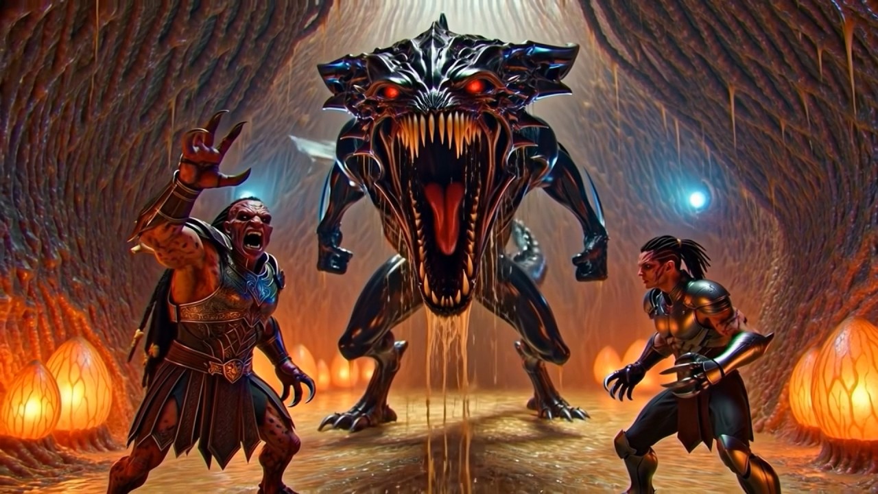 Predator vs Alien   The Genesis of War A Covenant of Shadow and Fang AI Cinematic