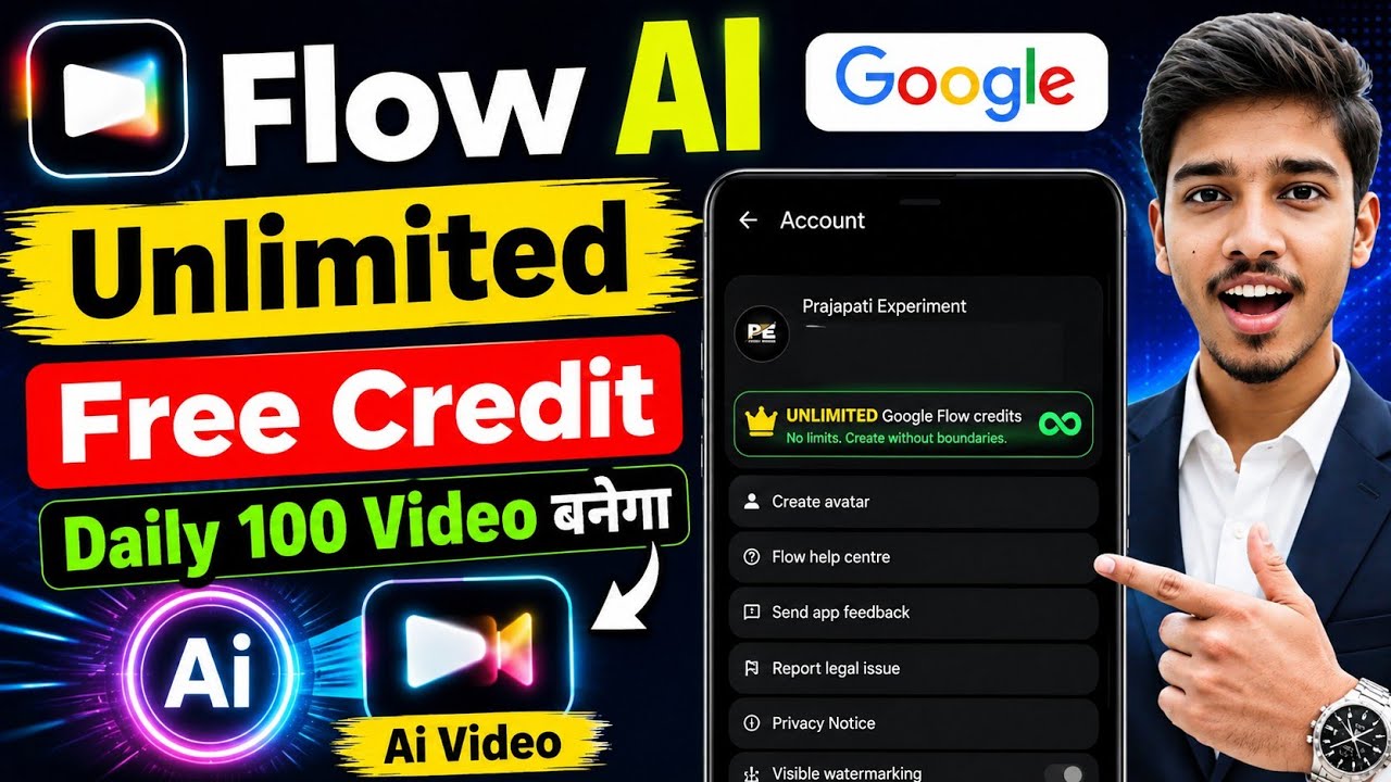 Google flow unlimited credits | Google flow free credits | Flow ai free unlimited credits