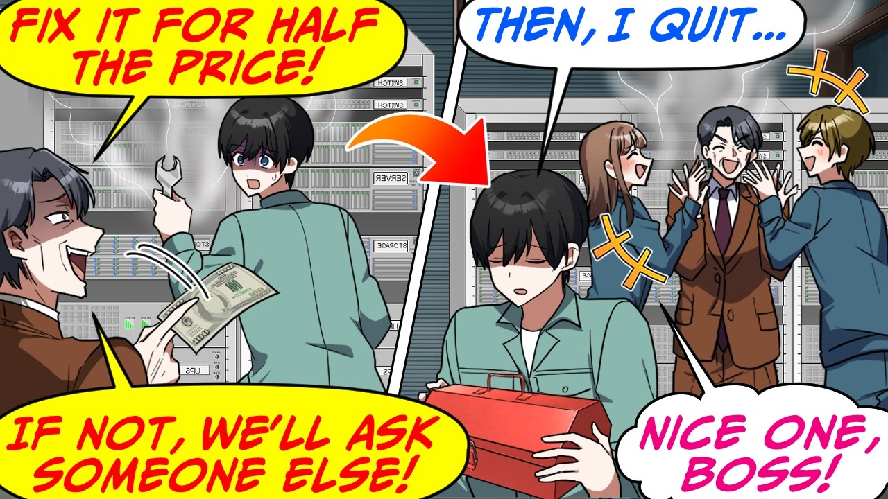 A Client Tried to Bully Me Into Fixing My Patented Machine for Half Price! So I…[RomCom Manga Dub]
