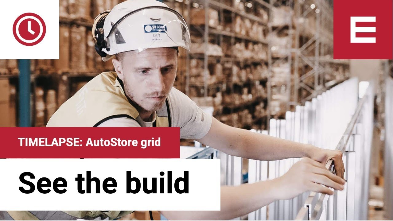 Timelapse: How we build a new AutoStore-system | EN