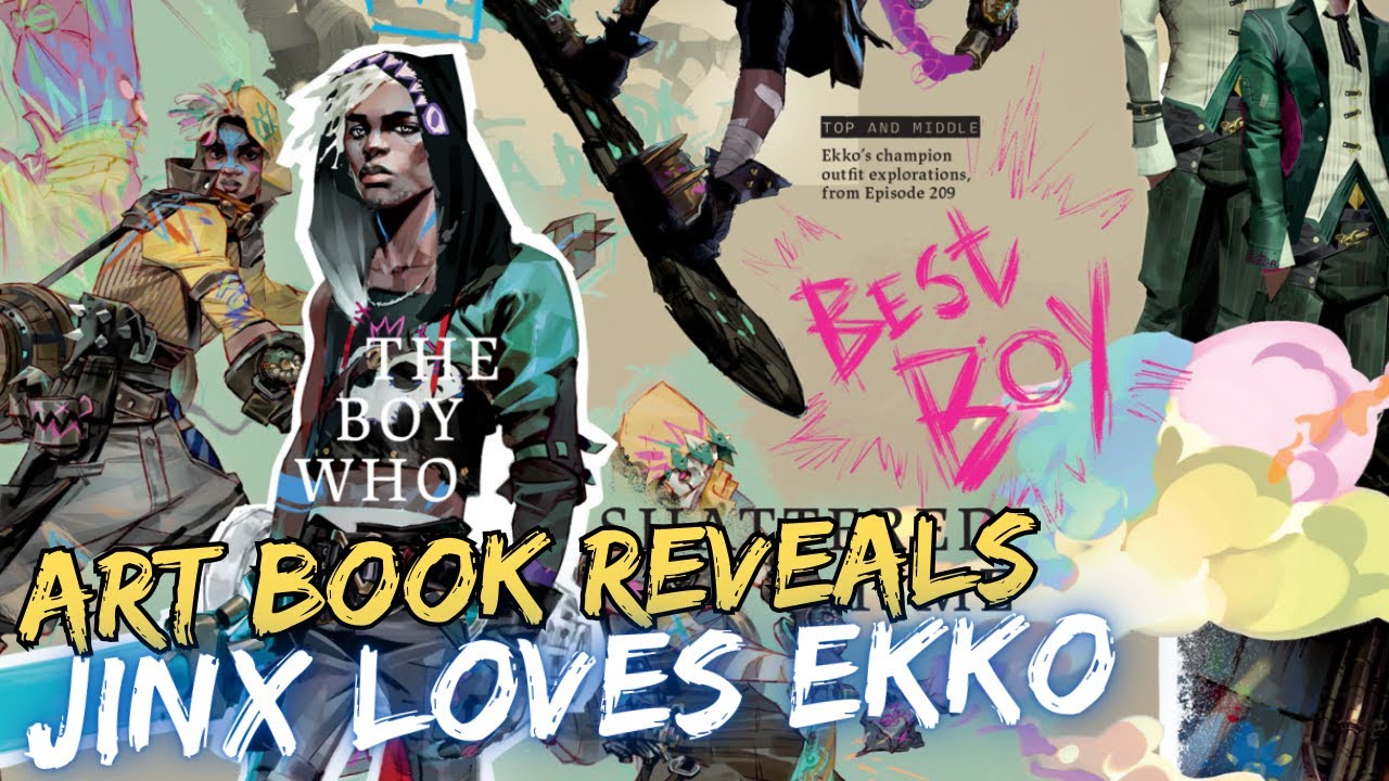 The Art of Arcane Book Confirms Jinx Loves Ekko
