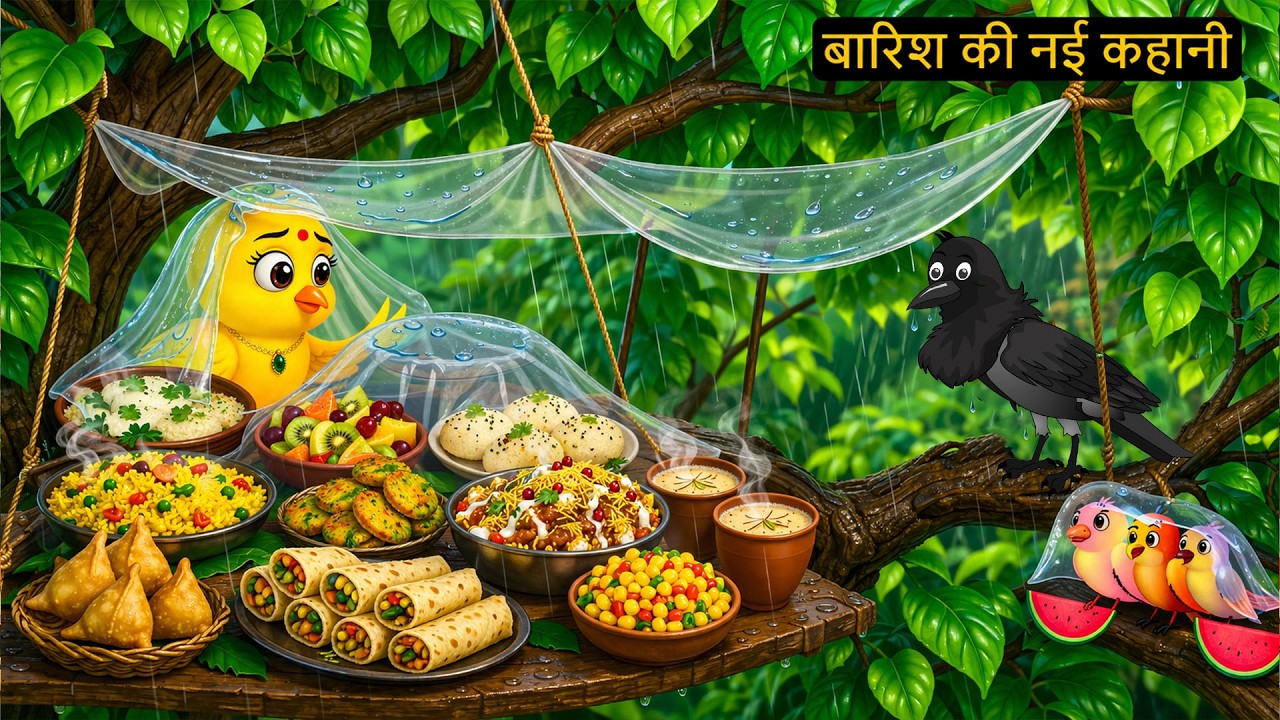 चिड़िया का बारिश घर |ranu chidiya new episode|Chidiya Wala Cartoon|Tuni Acchi Cartoon|HINDISTORIES