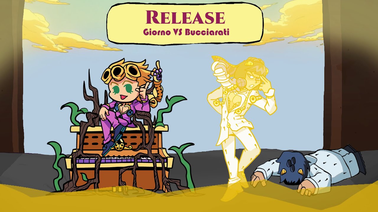 Giorno and Bucciarati Sing Release [ VS Garcello Smoke 'Em Out Struggle Mod ]