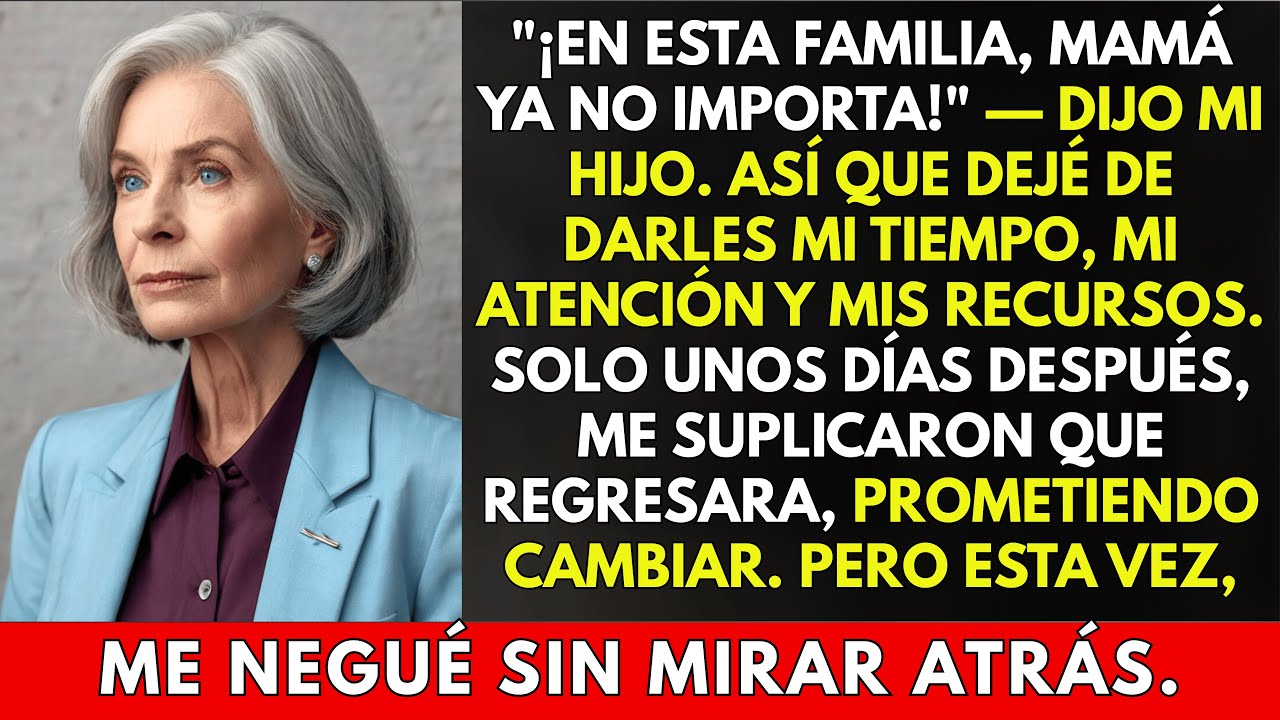 No esperes nada en el Día de la Madre», dijo mi hijo. «Ahora mi verdadera madre es mi suegra
