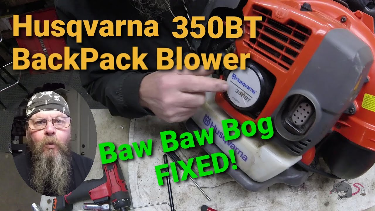 Husqvarna 350BT ранцевый воздуходув Baw Baw Bog