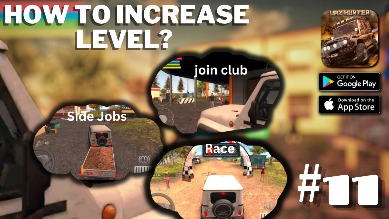 Russian Car Driver UAZ HUNTER - How To Increase Level (Android, iOS) | 