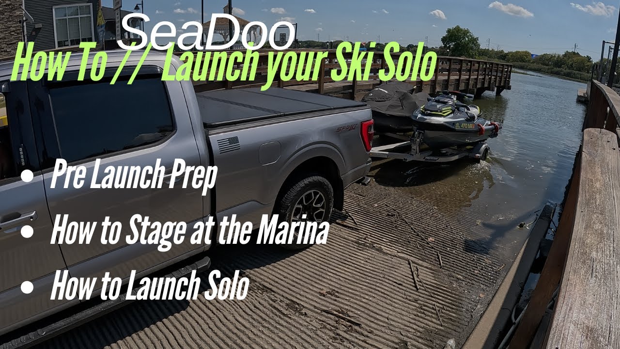 SeaDoo // How To Launch your Ski Solo
