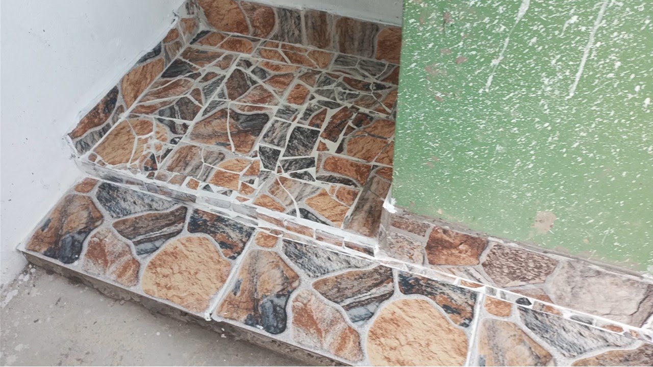 como hacer un escalon en cemento o concreto !!