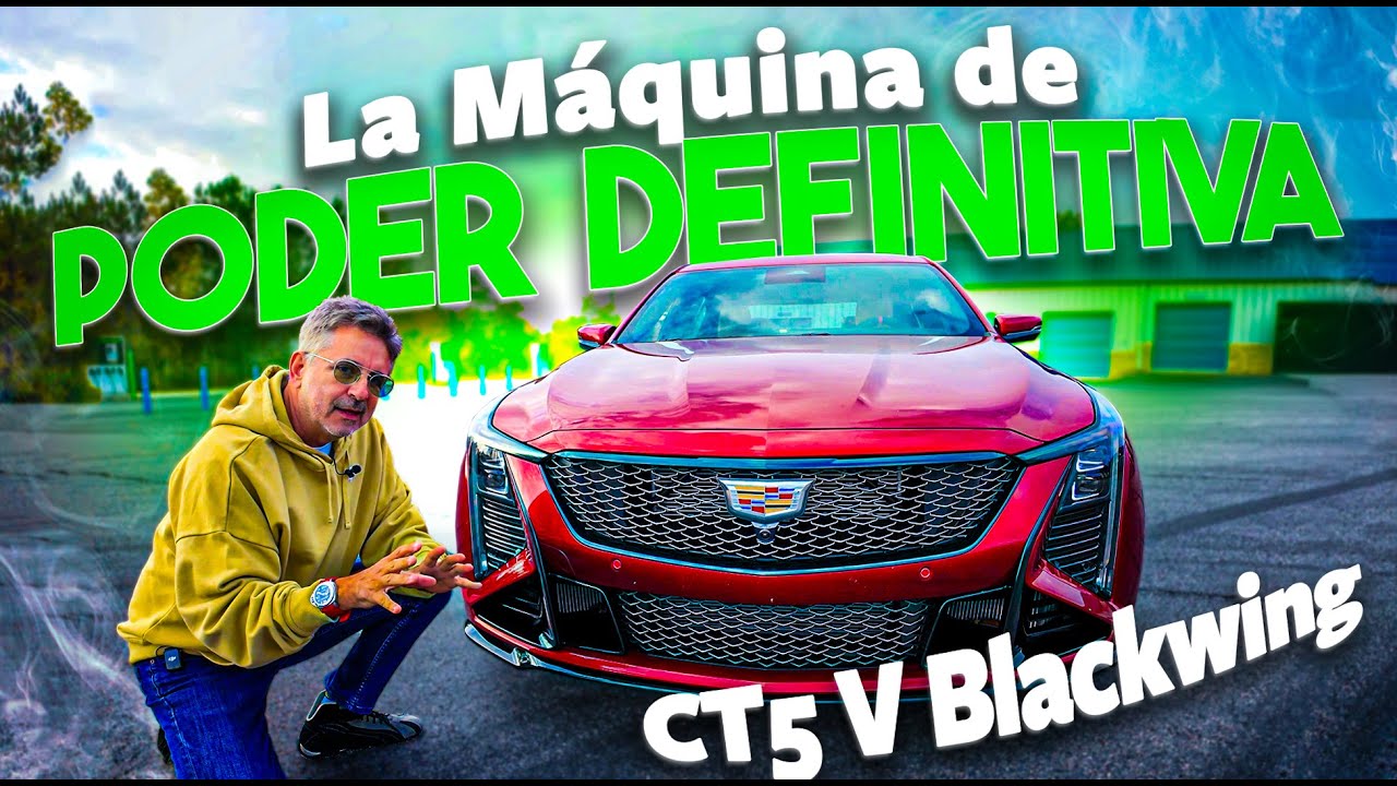 Cadillac CT5-V Blackwing 2025 • 600+ HP de Pura Adrenalina • ¿El Mejor Sedán Deportivo?