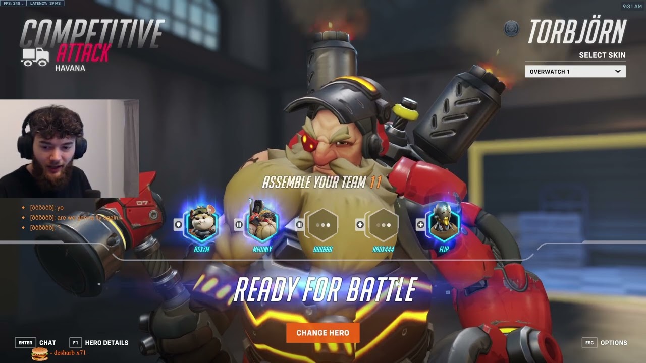 DAFRAN TORBJORN OVERWATCH 2 RANKED GAMEPLAY SEASON 9