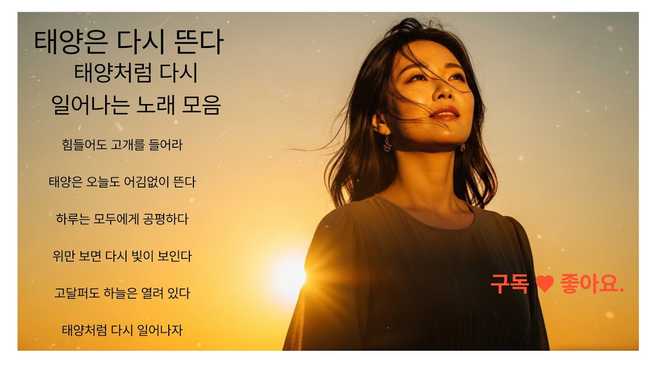 태양은 다시 뜬다/☀️ 힘들어도 고개를 들어라 | 7080 파워 소울 발라드 6곡
